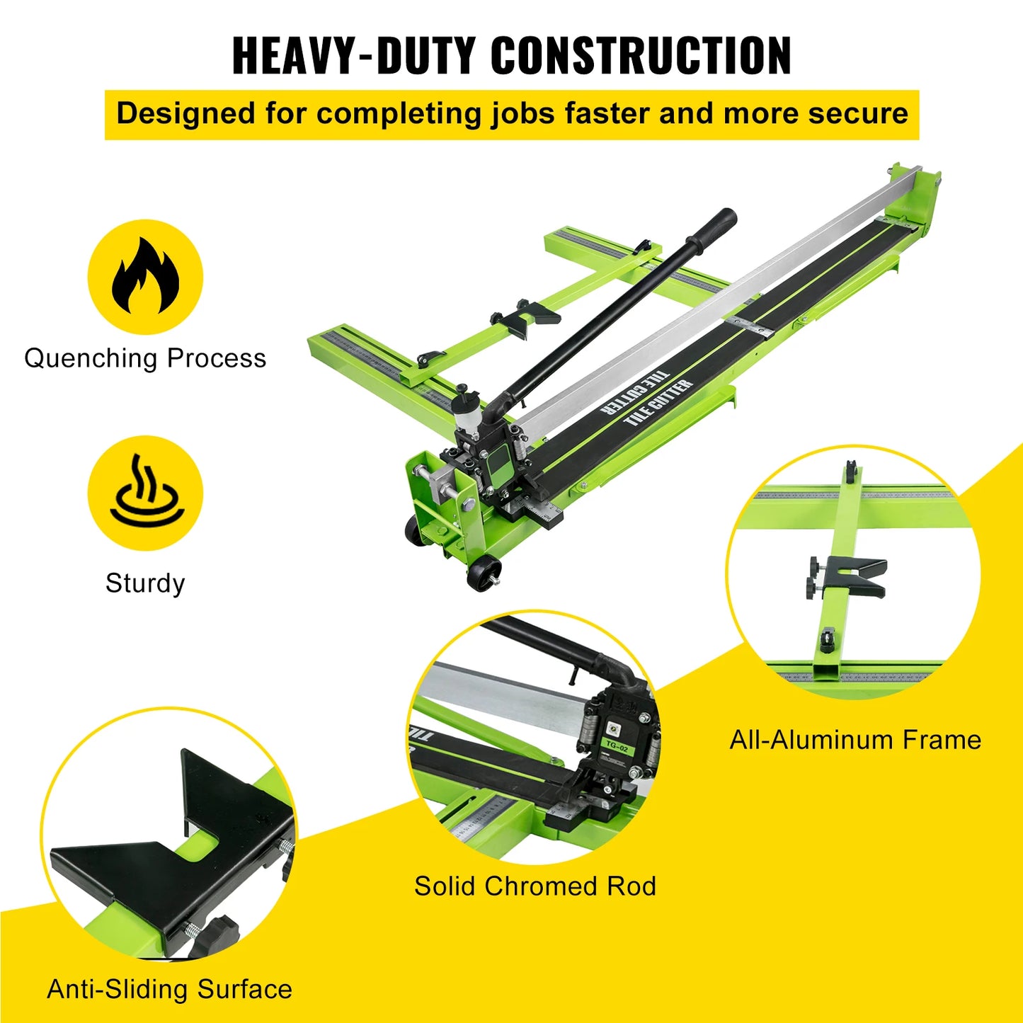 Manual Tile Cutter With Infrared Laser Positioning For Porcelain Ceramic Tiles