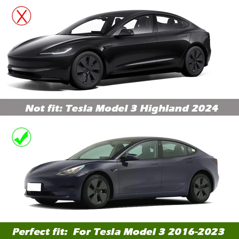 YIKUN Tesla Model 3 Hub Cap Wheel Cover Replacement