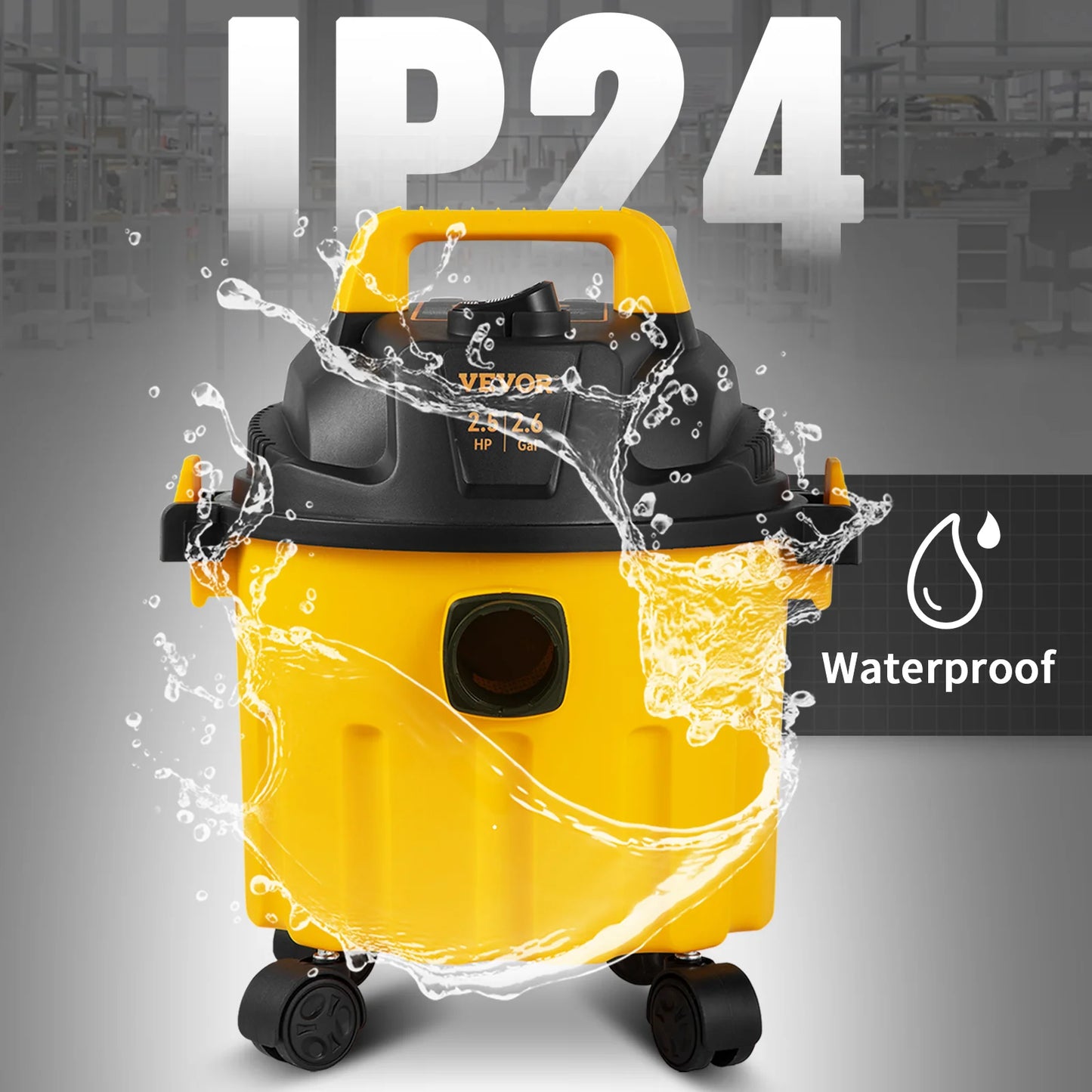 SucceBuy Wet Dry Vacuum 3 In 1 Portable Shop Vacuum