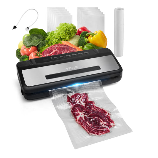 SucceBuy 80KPa 120W Electric Vacuum Sealer Machine 7 In 1 Dry And Wet Sealer