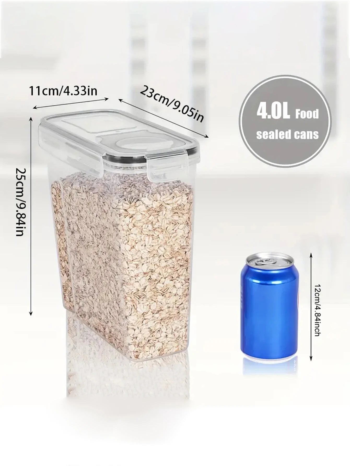Airtight Food Storage Containers With Lids For Kitchen Pantry Organization