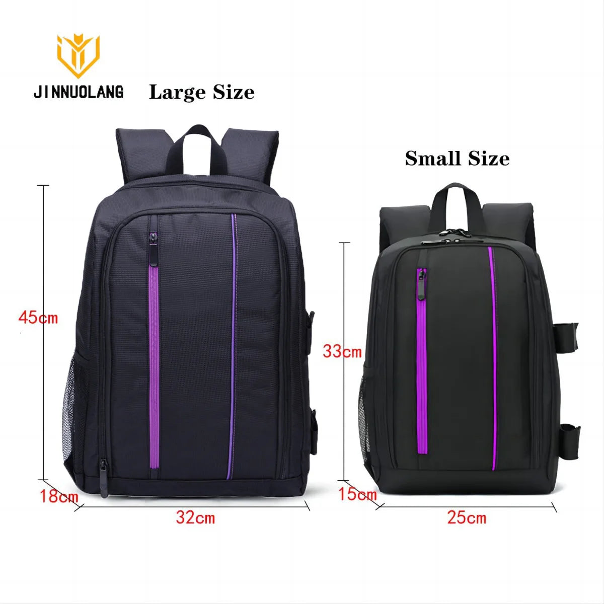 JINNUOLANG DSLR Camera Backpack Waterproof With Tripod Holder