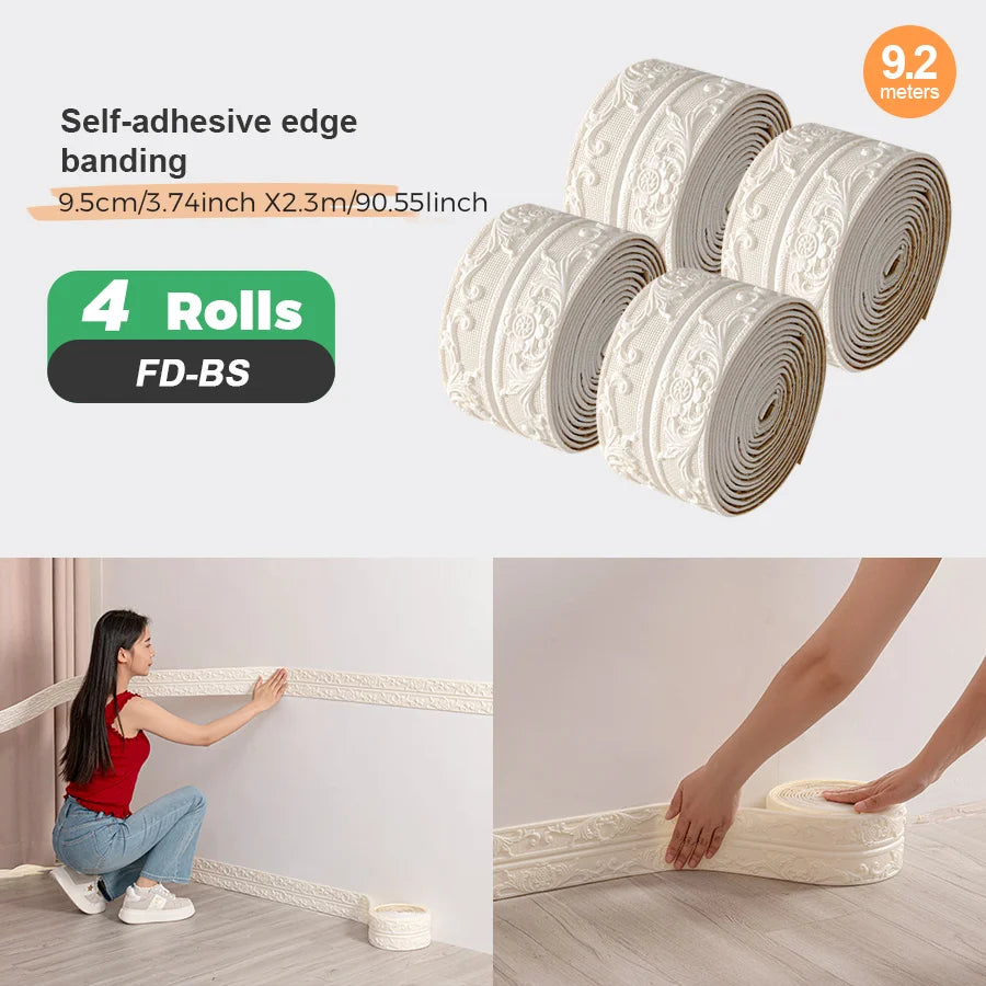 Self Adhesive Edge Banding Strip Sxp Peel and Stick Walls