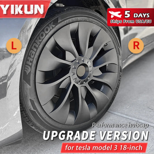YIKUN Tesla Model 3 Hubcap Wheel Rim Cover Kit Pro