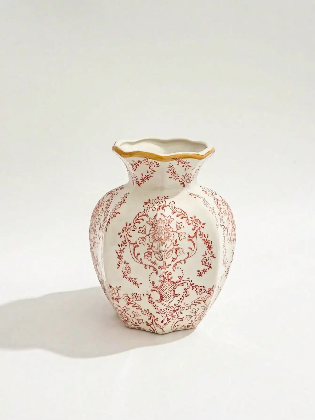 Porcelain Vase Chinese Retro Floral Home Decor For Living Rooms