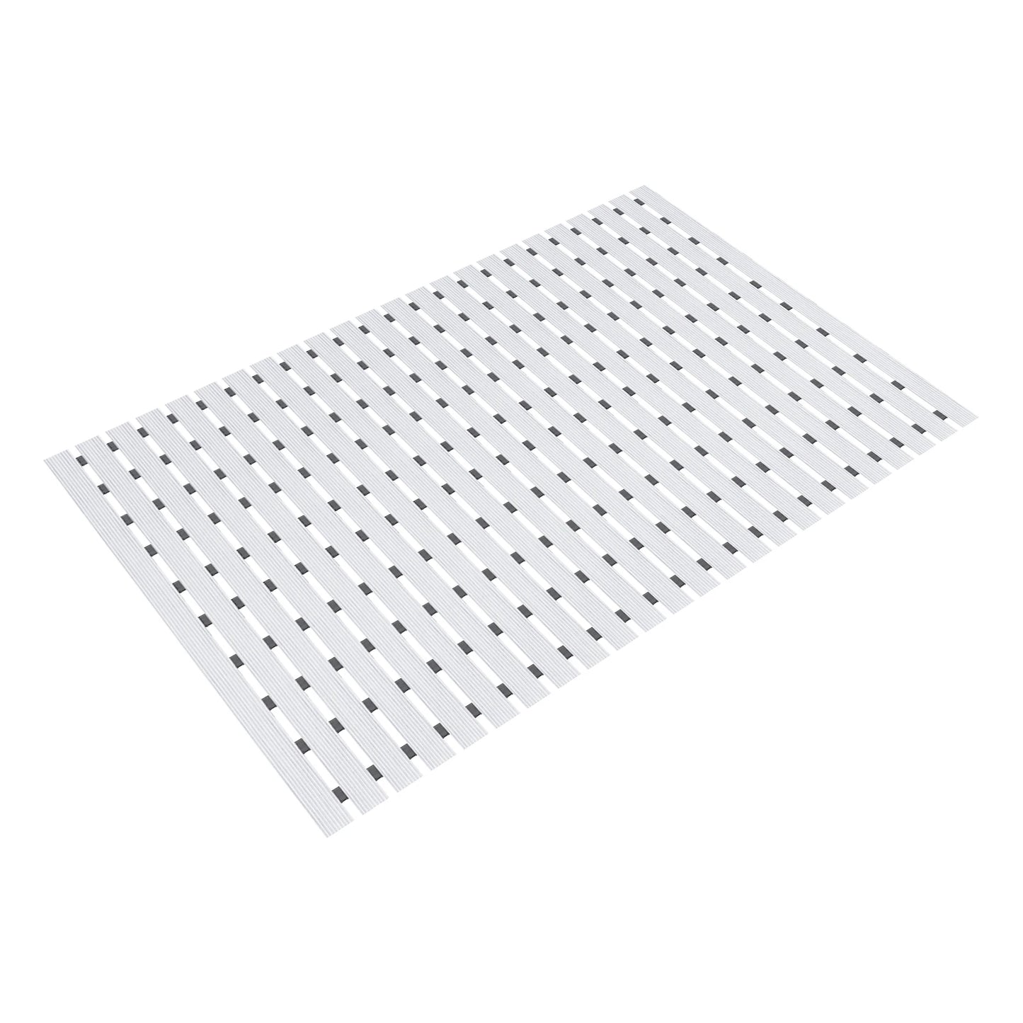Bymaocar PVC Shower Mat Non Slip Bath Floor Mat With Drainage Holes