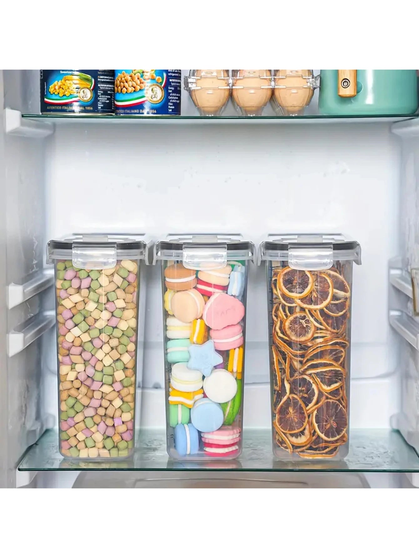 Airtight Food Storage Containers With Lids For Kitchen Pantry Organization