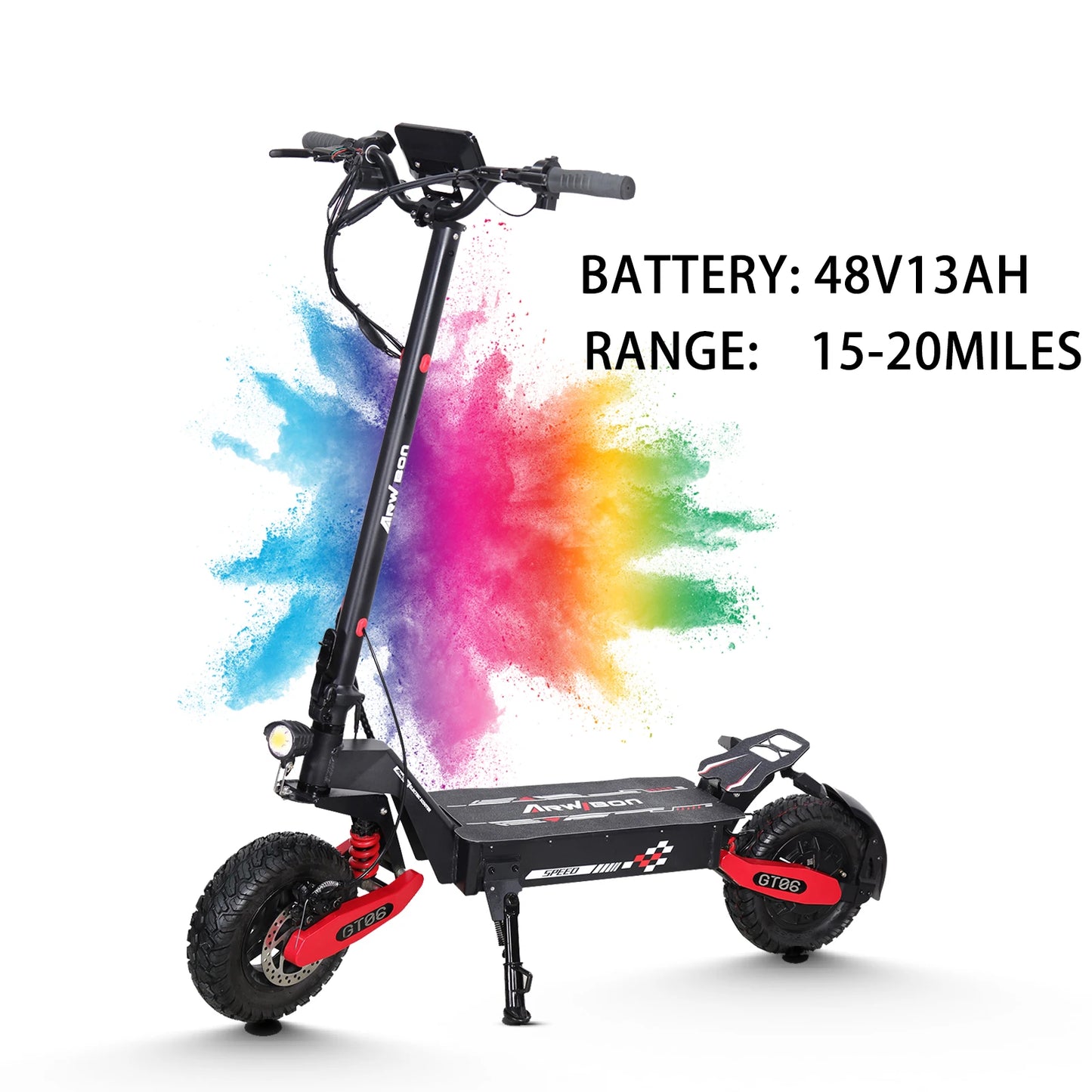 Arwibon GT06 Foldable Electric Scooter 1200W for Adults 25MPH