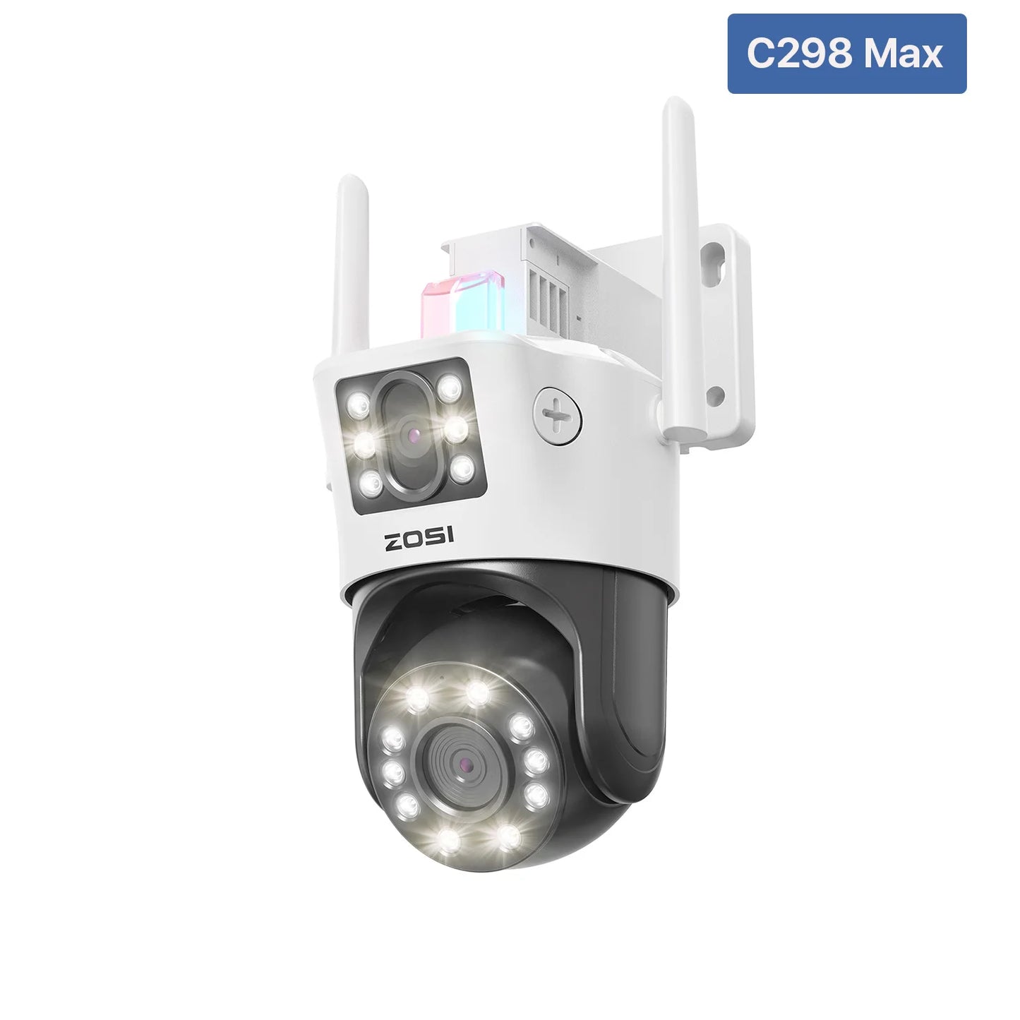 ZOSI C298 Max 4K 8MP Dual Lens Wired WiFi PTZ Security Camera Outdoor