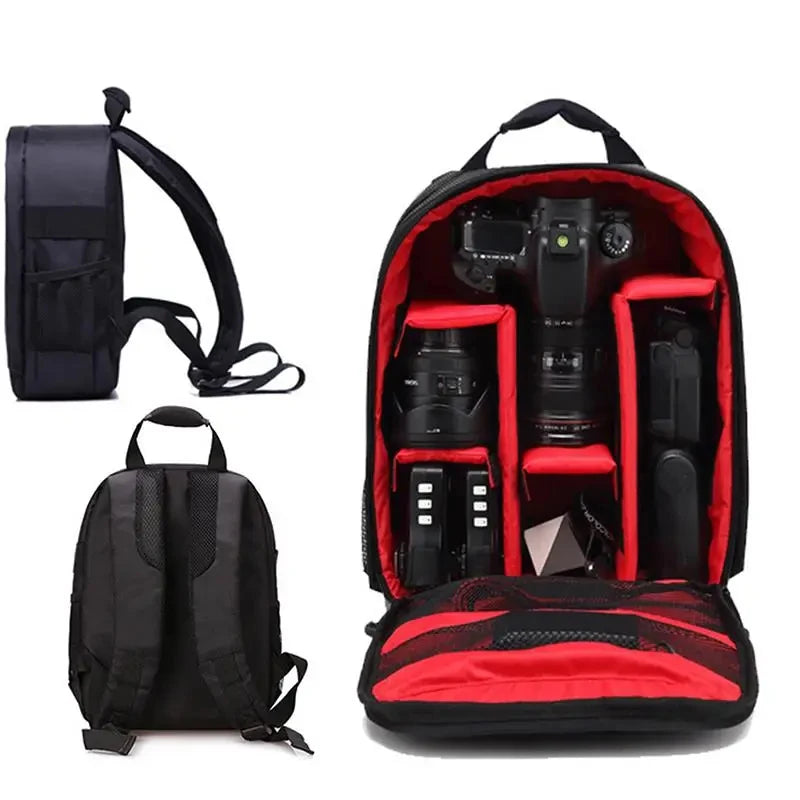 Fomscvka DSLR Camera Backpack For Nikon Sony Waterproof Outdoor Bag