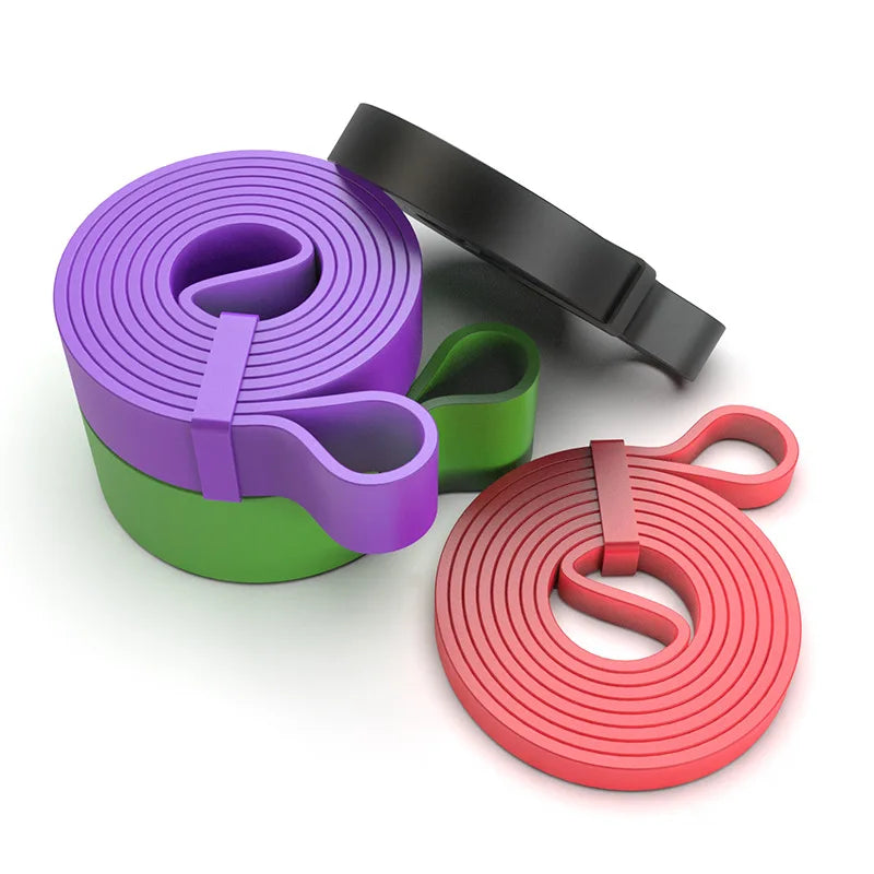 4 Piece Pull Up Assistance Bands 4 Level Resistance Set