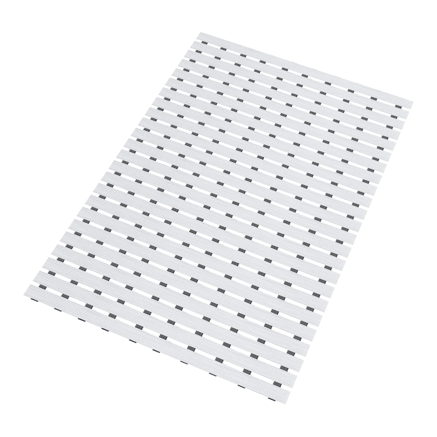 Bymaocar PVC Shower Mat Non Slip Bath Floor Mat With Drainage Holes
