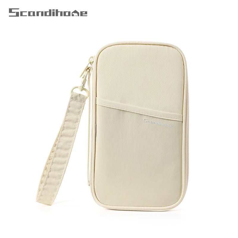 ScandiHome RFID Blocking Passport Holder Travel Wallet Anti Theft