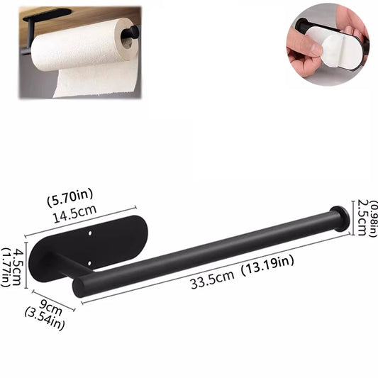 Adhesive Paper Towel Holder for Kitchen and Bathroom Organizer