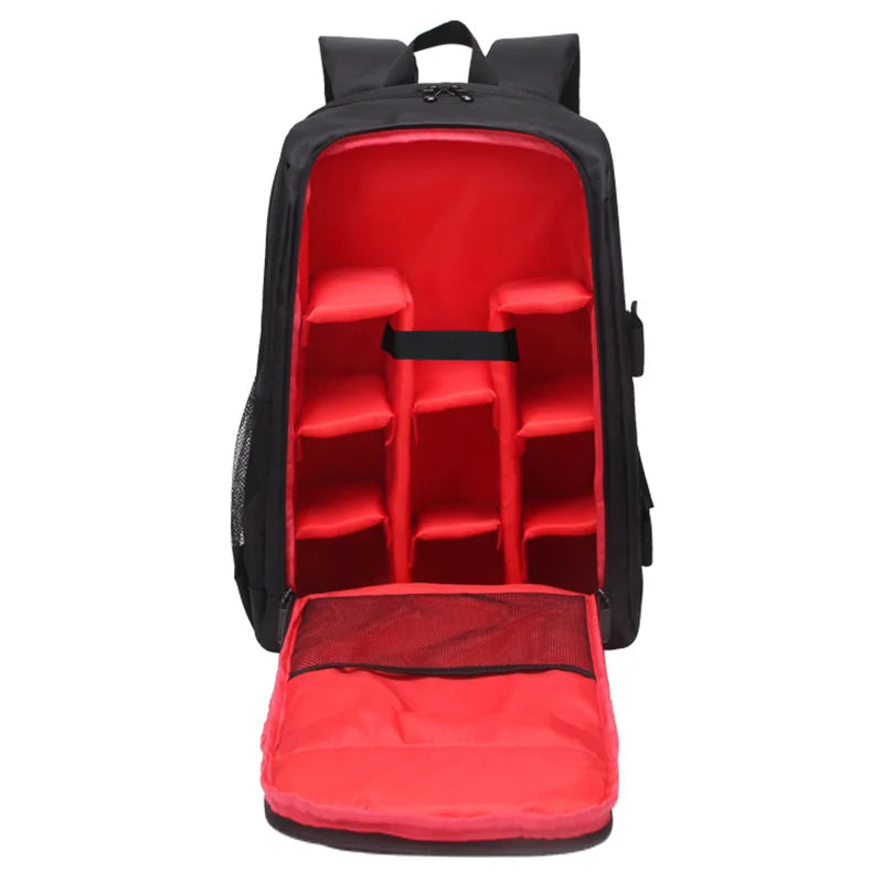JINNUOLANG DSLR Camera Backpack Waterproof With Tripod Holder